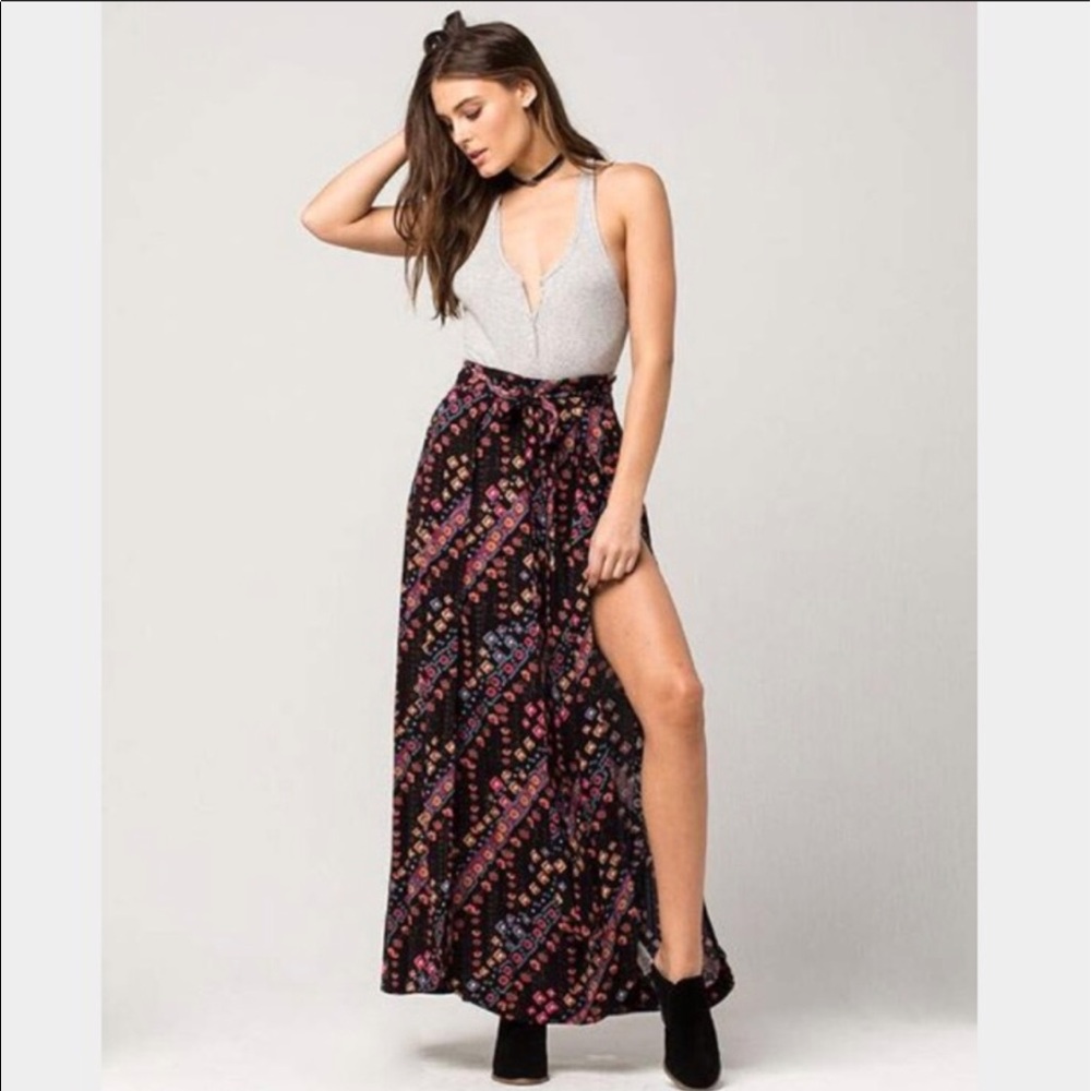 Free People Remember Me Wrap Maxi Skirt - XS